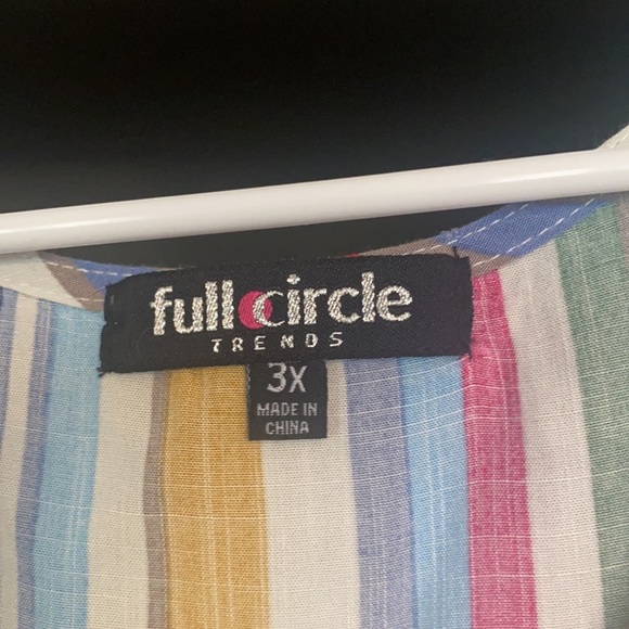Striped full circle trends shirt - Picture 3 of 3